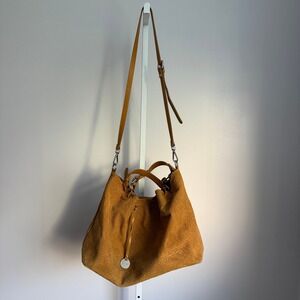 Fiori‎ Italian Leather Hobo Bag Woven Convertible Shoulder Bag Large